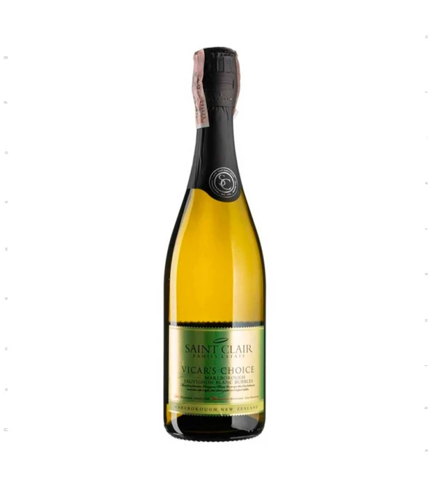 Вино игристое Saint Clair Sauvignon Blanc Vicars Choice белое брют 0,75л 12,5%