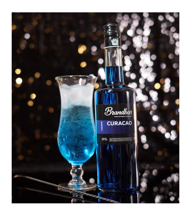 Ликер Brandbar Blue Curacao 0,7л 25% купить