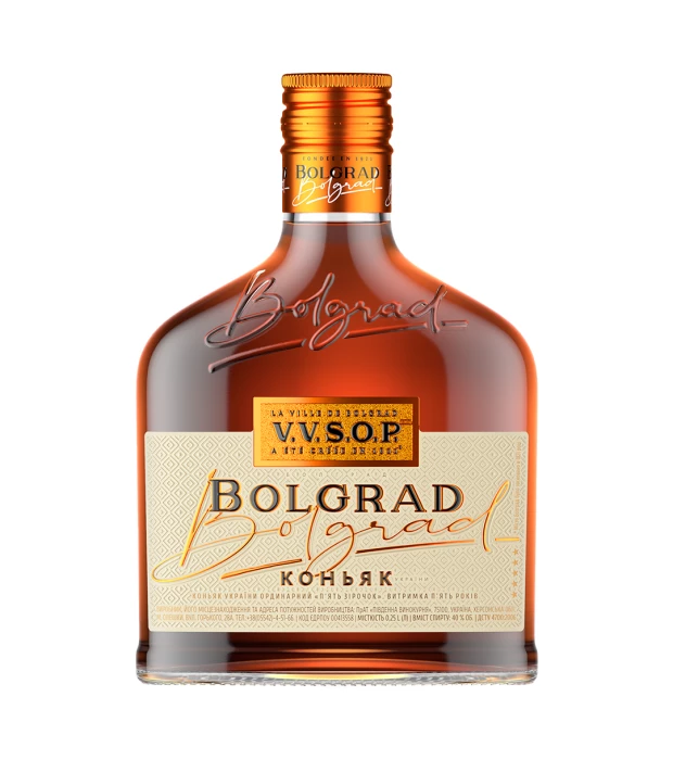 Бренди Bolgrad 5 лет выдержки 0,25л 40%