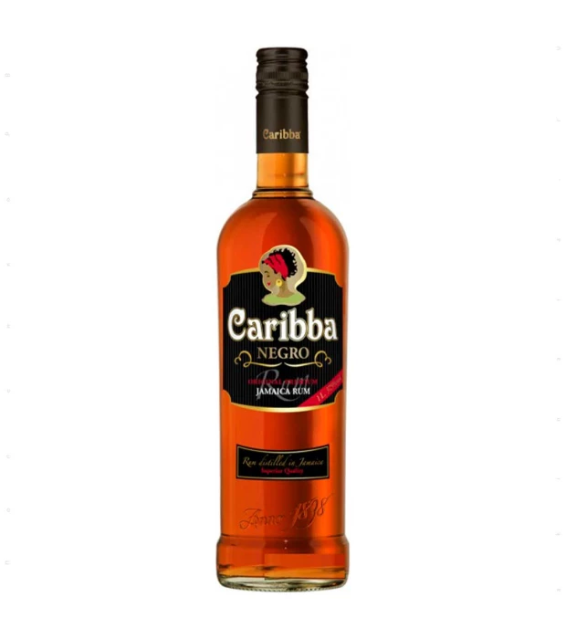 Ром эстонский Caribba Negro 1л 37,5%