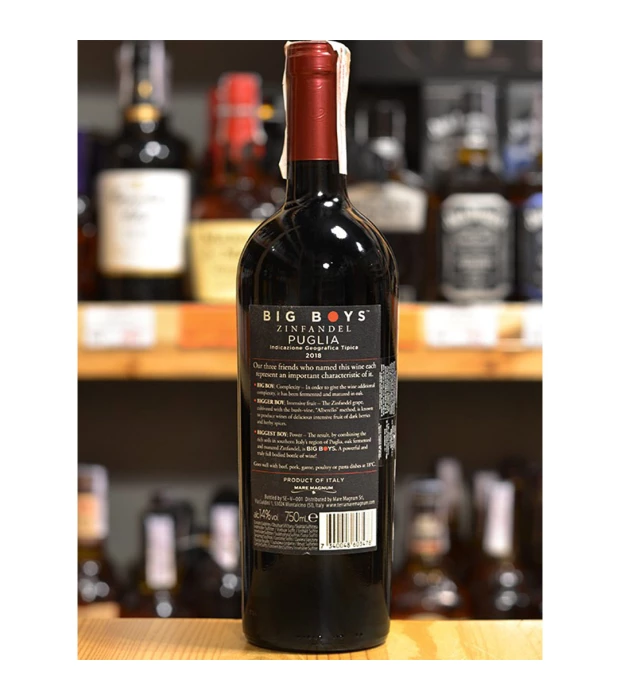 Вино Mare Magnum Zinfandel Big Boys красное сухое 0,75л 14,5% купить