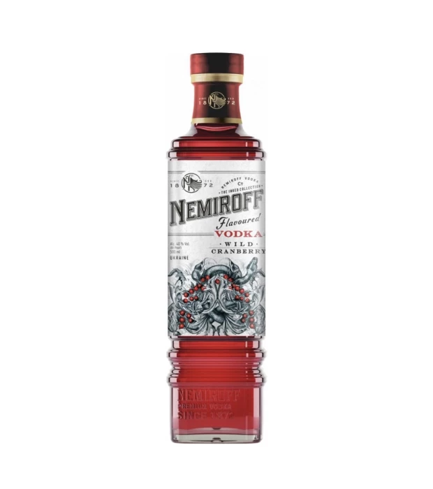Настойка Nemiroff De Luxe Дикая Клюква Wild Cranberry 0,5л 40%