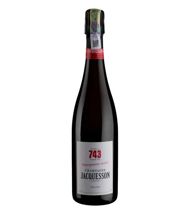 Шампанское Jacquesson Cuvée №743 Dégorgement Tardif Extra Brut белое экстра-брют 0,75л 12,5%