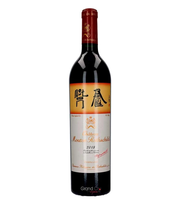 Вино красное сухое Шато Мутон Ротшильд 2018 0,75л 14%