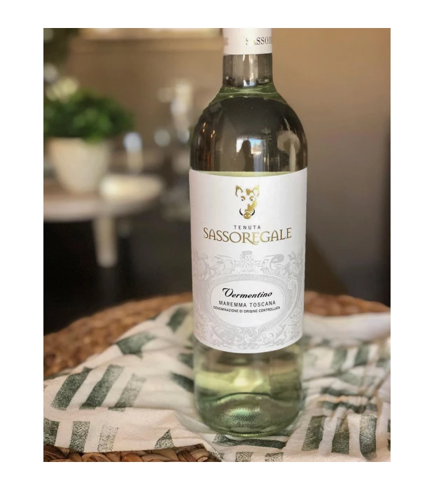 Вино Sassoregale Vermentino DOC біле сухе 0,75л 13,5% купити