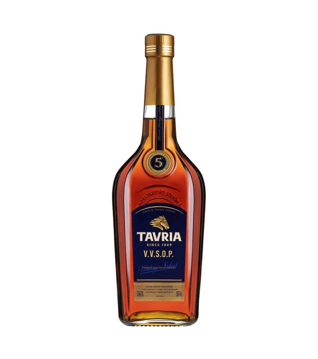 Бренди Таврия VSOP 5 звезд 0,5л 40%