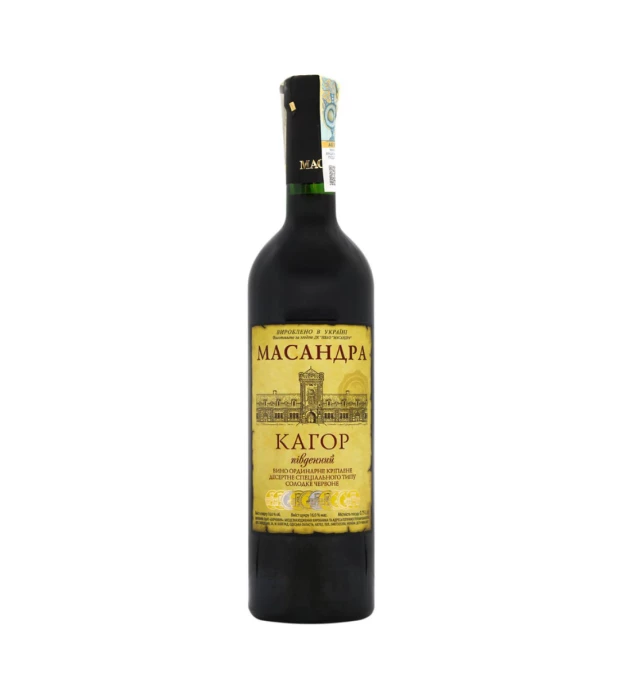 Вино Массандра Кагор Южный красное сладкое 0,75л 16%