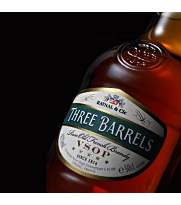 Бренди Three Barrels VSOP 0,35 л 38% купить