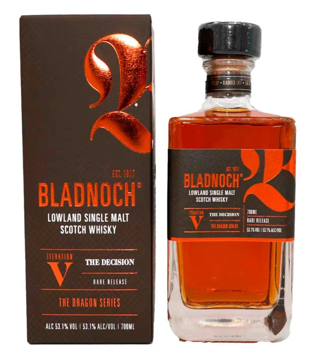 Виски односолодовый премиальный Bladnoch Dragon Series 5 Tokaji & Canasta Sherry 0,7л 53,1%