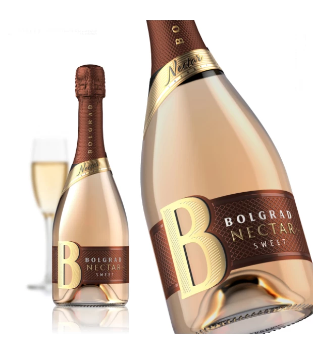 Вино игристое Bolgrad Nectar белое сладкое 0,75л 10,5-12,5% купить
