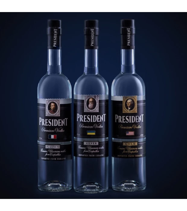 Водка President Silver 1л 40% купить