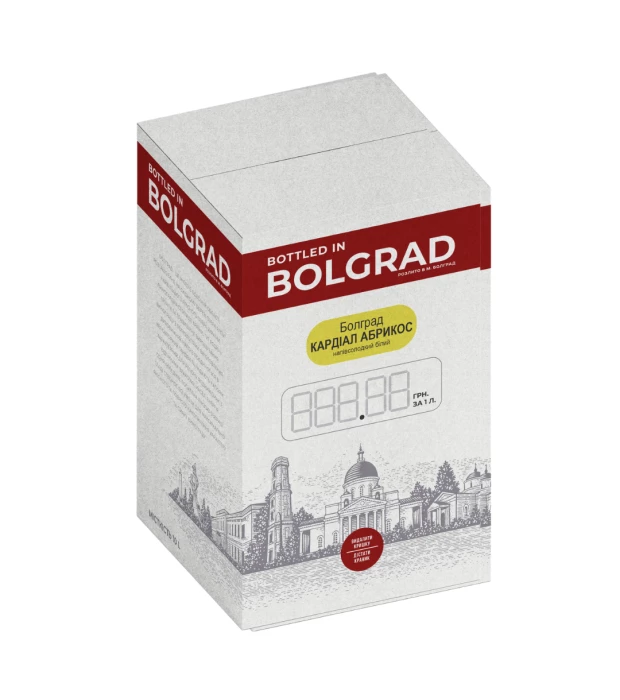 Напій винний Болград Абрикос білий напівсолодкий 10л 9-12%