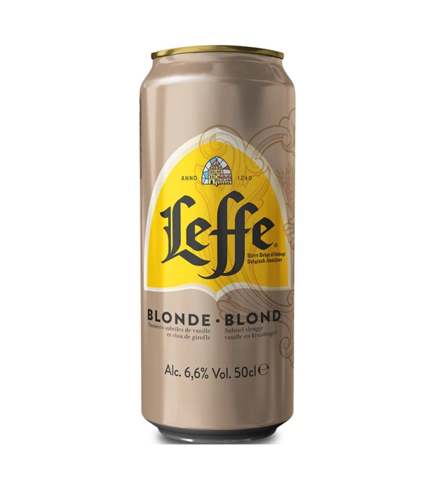 Пиво Leffe Blonde 0,5л 6,6% ж/б