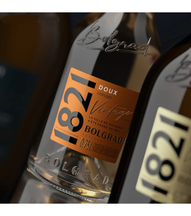 Шампанское Bolgrad 1821 Doux Vintage Bolgrad сладкое 0,75л 10,5-12,5% купить