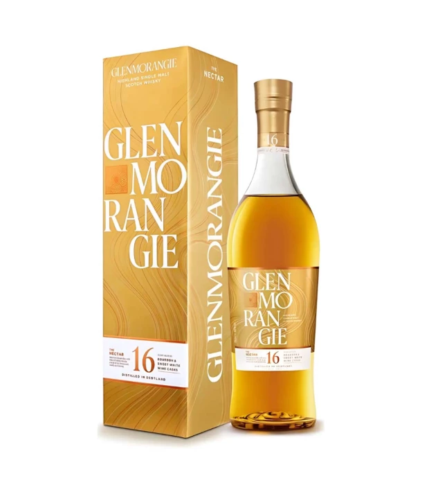 Виски Glenmorangie The Nectar 16 лет выдержки 0,7л 46% в подарочной упаковке
