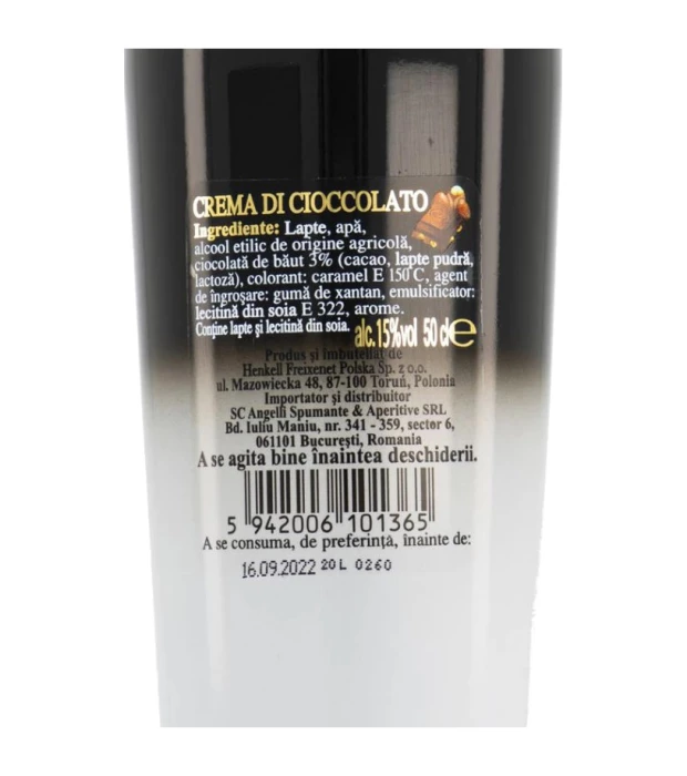Ликер Angelli Crema di Cioccolato 0,5л 15% купить