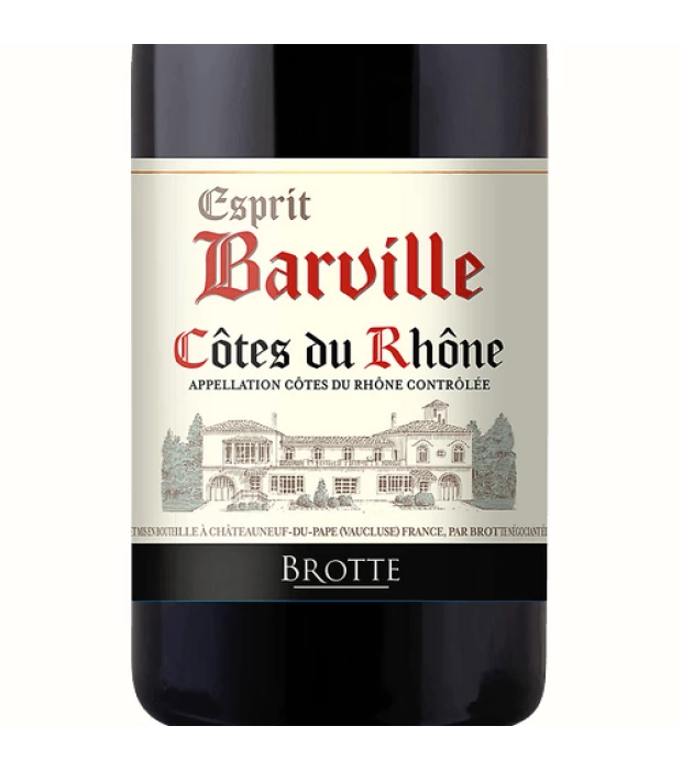 Вино Brotte Cotes du Rhone Esprit Barville Rouge красное сухое 0,75л 14% купить