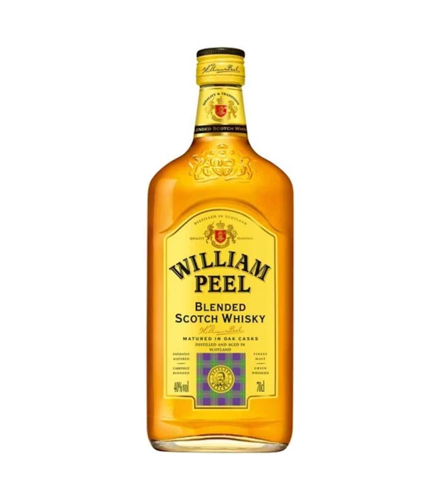 Виски шотландское купажированное William Peel 0,7л 40%