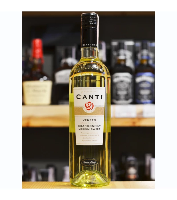 Вино Canti Chardonnay Veneto Medium Sweet біле напівсолодке 0,75л 11.5% купити