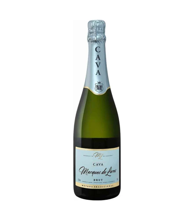 Вино игристое Marques de Lares CAVA Bianco Brut біле сухое 0,75л 11,5% (0157)
