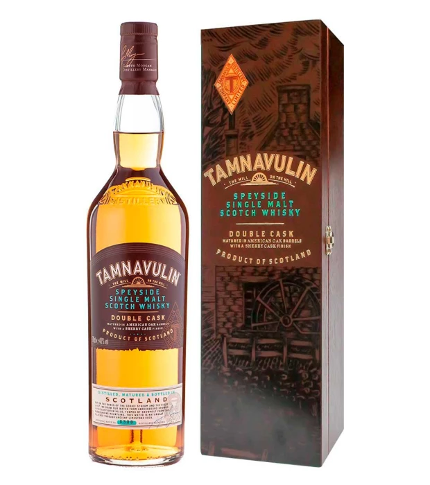 Віскі "Тамнавулін дерев. Короб" Уайт енд Маккей 0,7л 40%