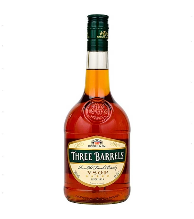 Бренди Three Barrels VSOP 0,7 л 38%