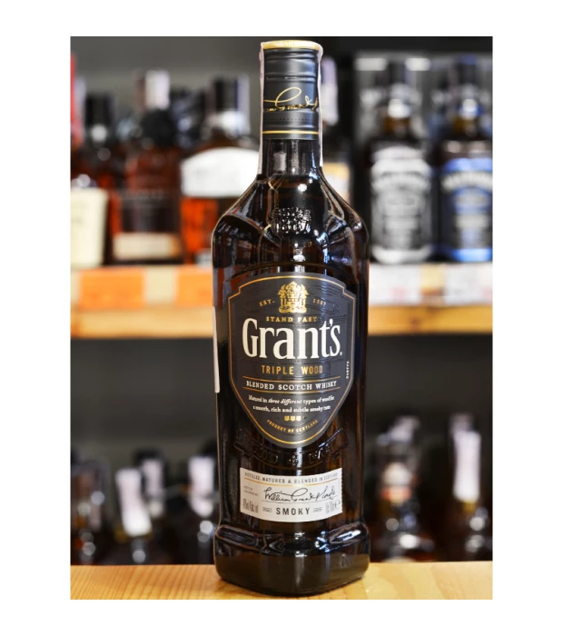 Виски бленд Grants Triple Wood Smoky 0,7 л 40% купить