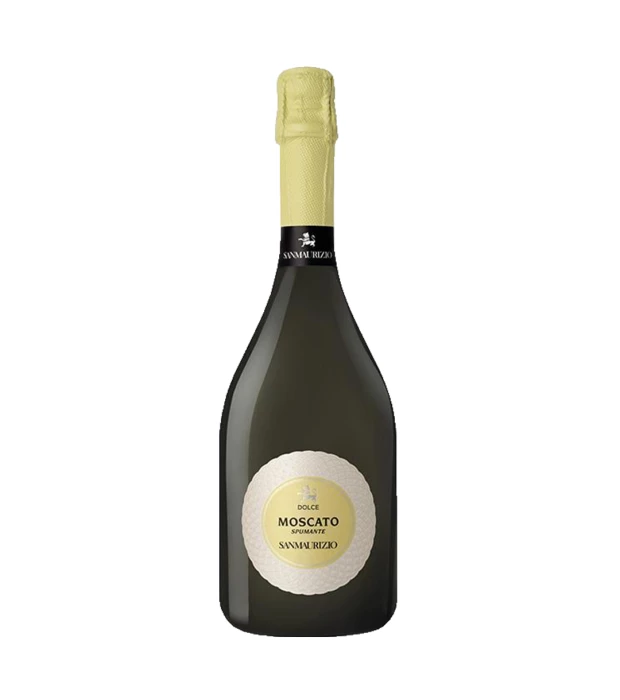 Вино игристое Sunmaurizio Moscato Dolce Vsq сладкое белое 0,75л 6,5%