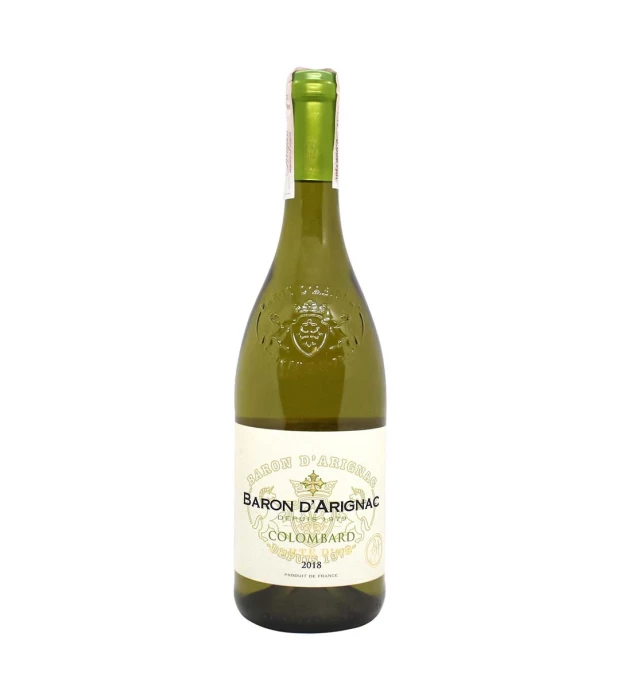 Вино Baron dArignac Colombard біле сухе 0,75л 11,5%