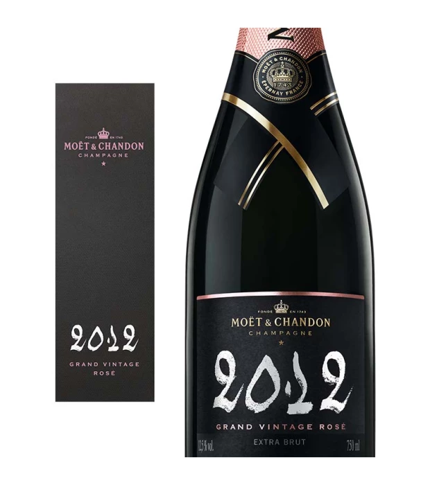 Шампанское Moet + Chandon Grand Vintage Rose сухое розовое 0,75л 11-13% в подароч. упаковке купить