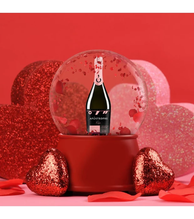 Вино Apostrophe Rose розовое полусладкое 0,75л 9–13% купить