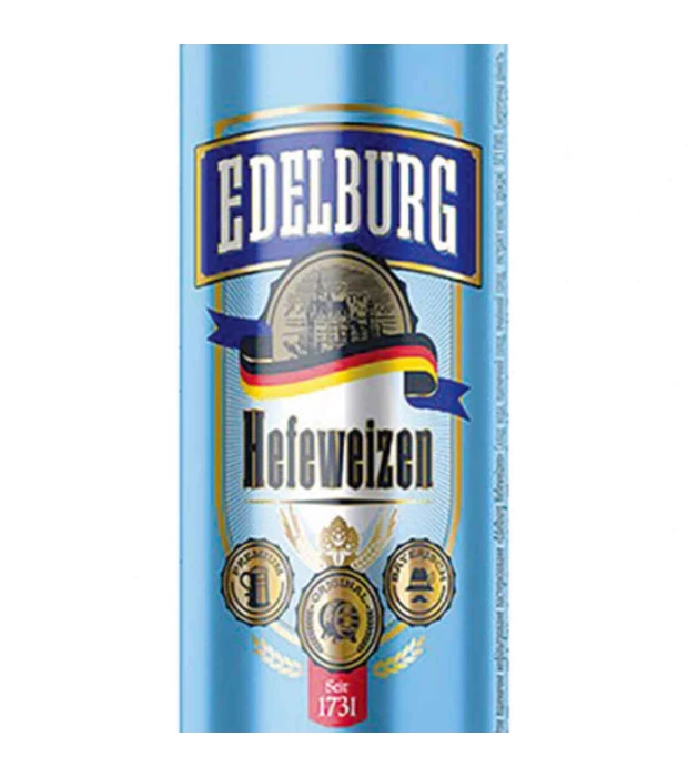 Пиво Edelburg Hefeweizen светлое нефильтрованное 0,5л 5,1% купить