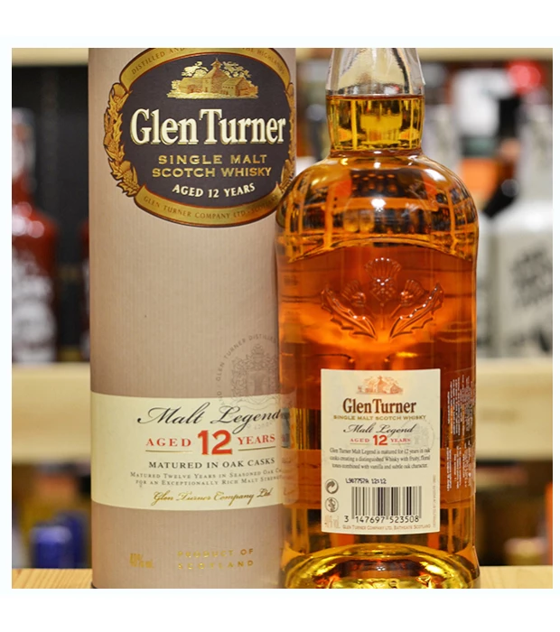Виски Glen Turner 12 Y.O. 0,7 л 40% купить