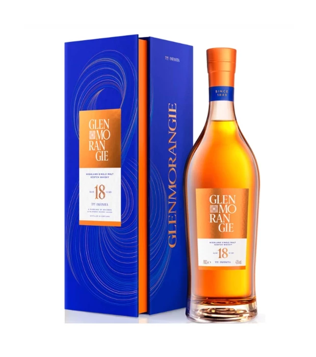 Виски Glenmorangie 18 лет в подарочной упаковке 0,7л 43%