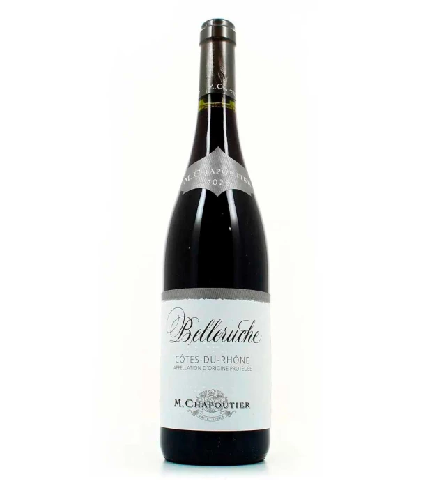 Вино красное сухое M. Chapoutier Cotes du Rhon Belleruche Rouge 0,75л 14,5%