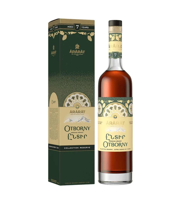 Бренді Ararat Otborny 7 років 0,75л 40% у коробці купити
