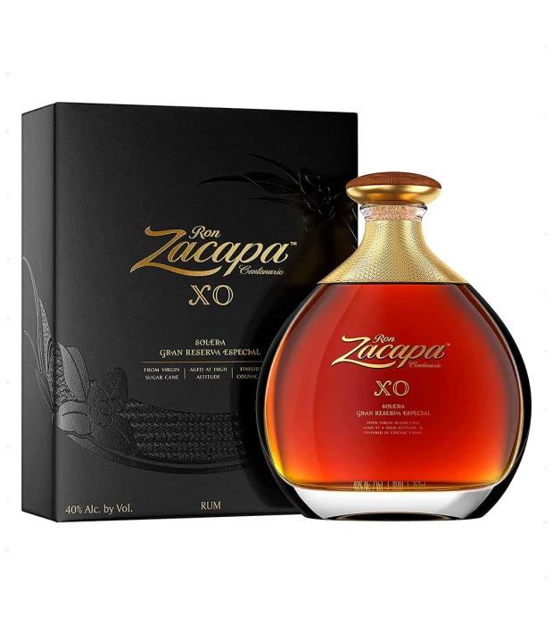 Ром Zacapa Cent XO от 6-ти до 25 лет выдержки 0,7 л 40% в подарочной упаковке