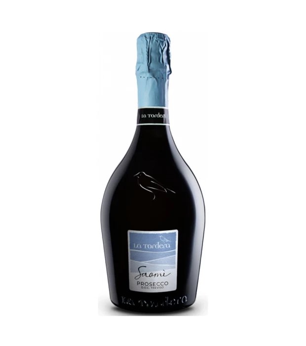 Вино игристое La Tordera Saomi Prosecco DOС Treviso белое брют 0,75л 11,5%