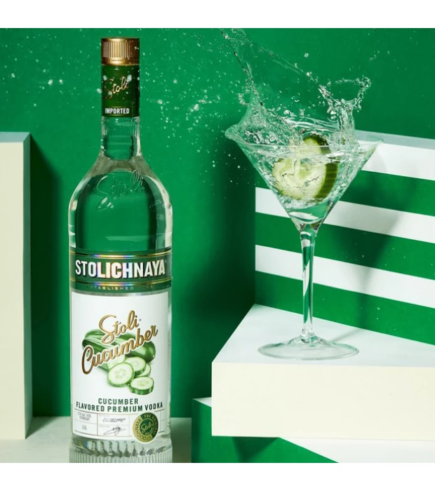 Водка Stoli Cucumber 0,7 л 37,5% в Украине