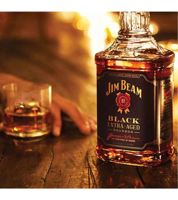 Виски Jim Beam Black  0,7л 43% + 2 стакана купить