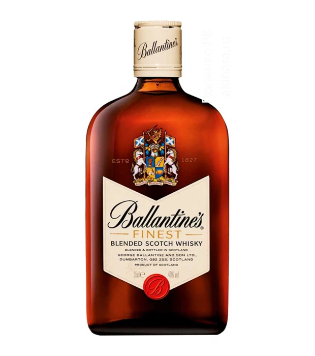 Виски Баллантайнс Файнест, Ballantine'S Finest 0,375 л 40%