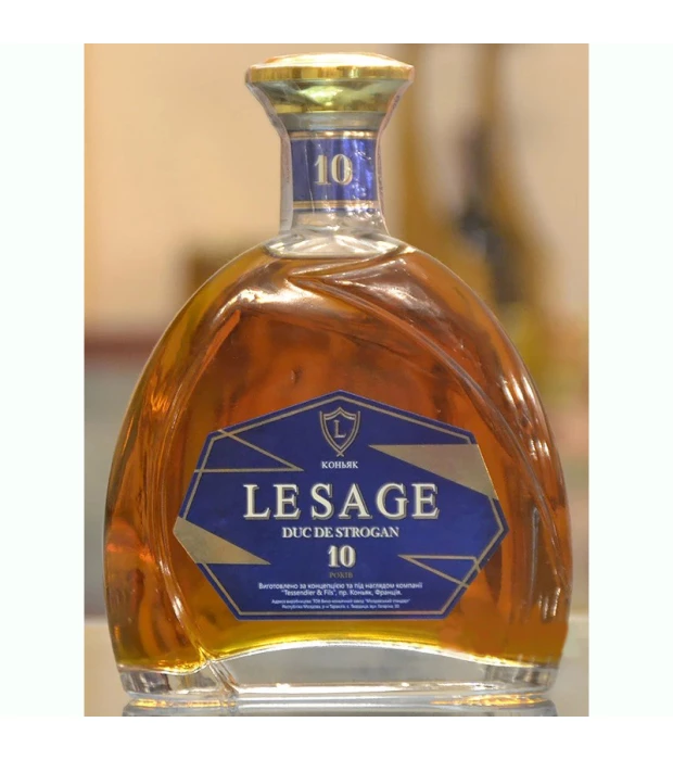 Коньяк Le Sage 10 Y.O. Duc de Strogan 0,5л 40% купить
