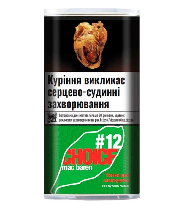 Табак для самокруток Mac Baren Вишня 40 г 3/ 5%