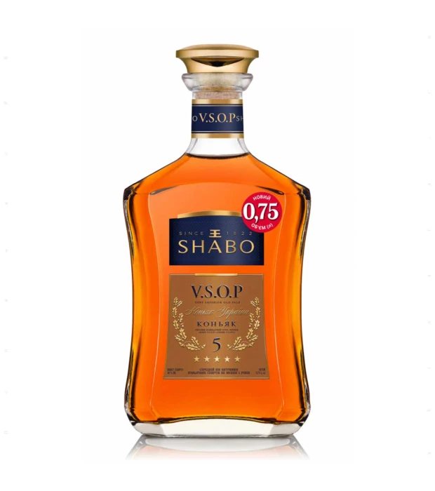 Коньяк Украины Shabo VSОР 5 лет выдержки 0,75л 40%