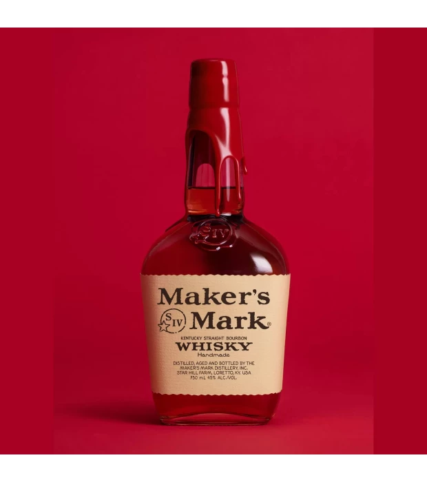 Виски бурбон Maker's Mark 0,7л 45%+2 стакана купить