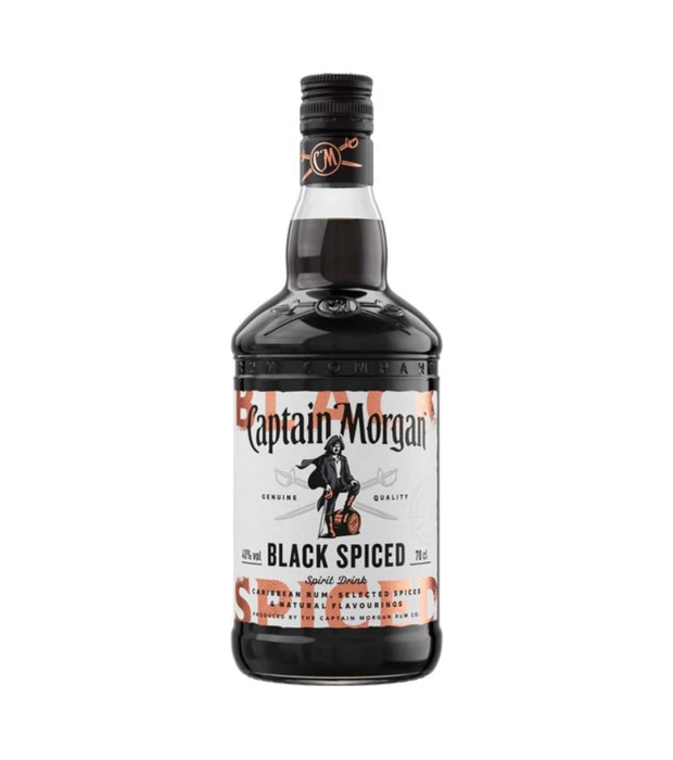 Ромовый напиток Captain Morgan Spiced Black 0,7л 40%