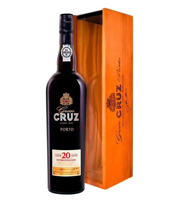 Вино "Порто Круз 20 лет" красное крепленое 0,75л 20%