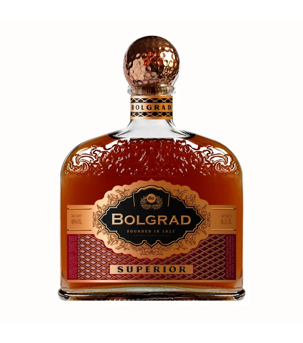 Бренди Bolgrad Superior 3 года выдержки 0,5л 40%