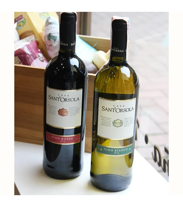 Вино SantOrsola Bianco біле сухе 0,75л 11% купити