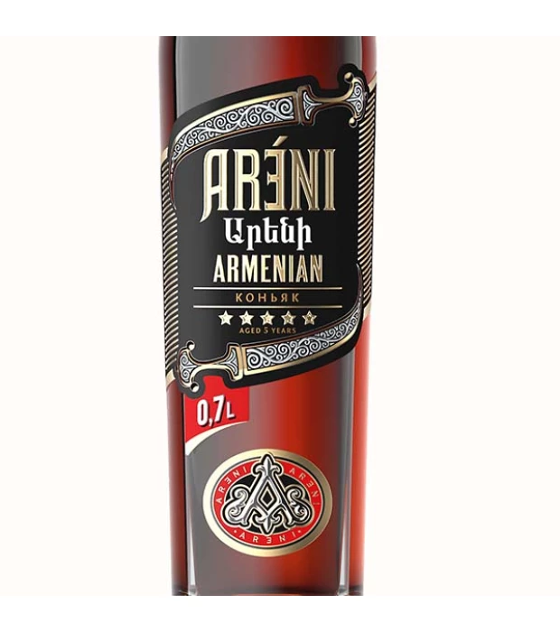 Бренди армянский Areni 5 лет выдержки 0,25л 40% купить